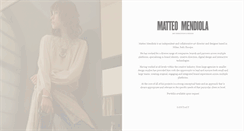 Desktop Screenshot of matteomendiola.com