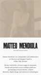 Mobile Screenshot of matteomendiola.com
